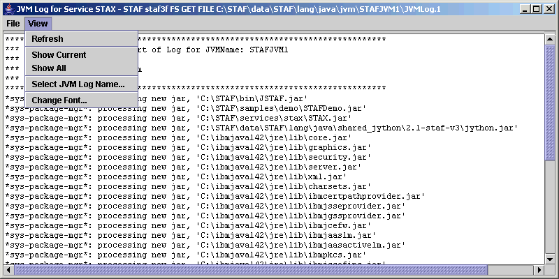 Display Other JVM Log 3